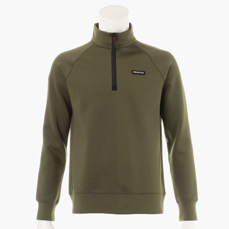 ブリーフィング：ハーフジップトレーナー／長袖／Lサイズ