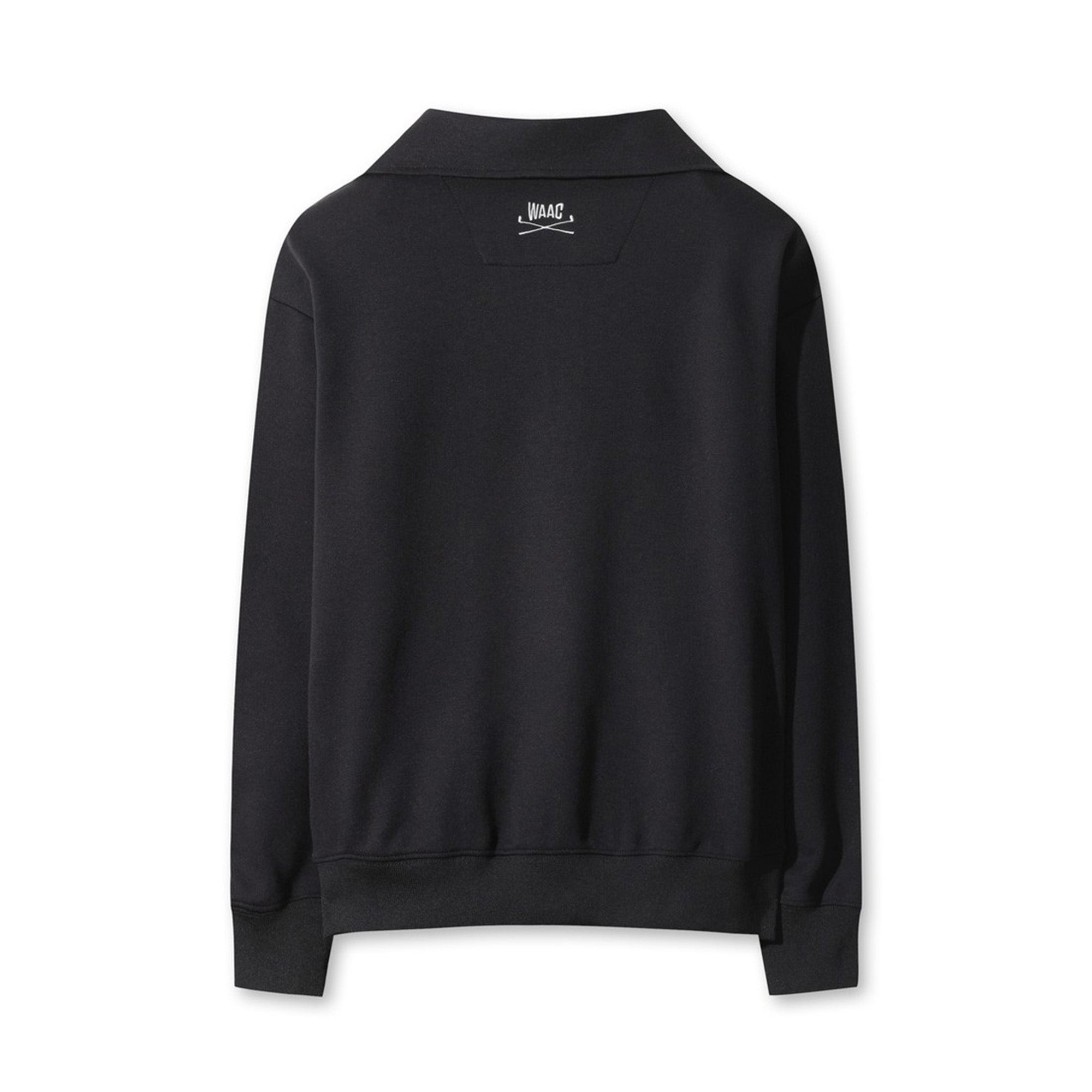 WAAC X JONES】WOMEN ハーフジップスウェットシャツ ブラック