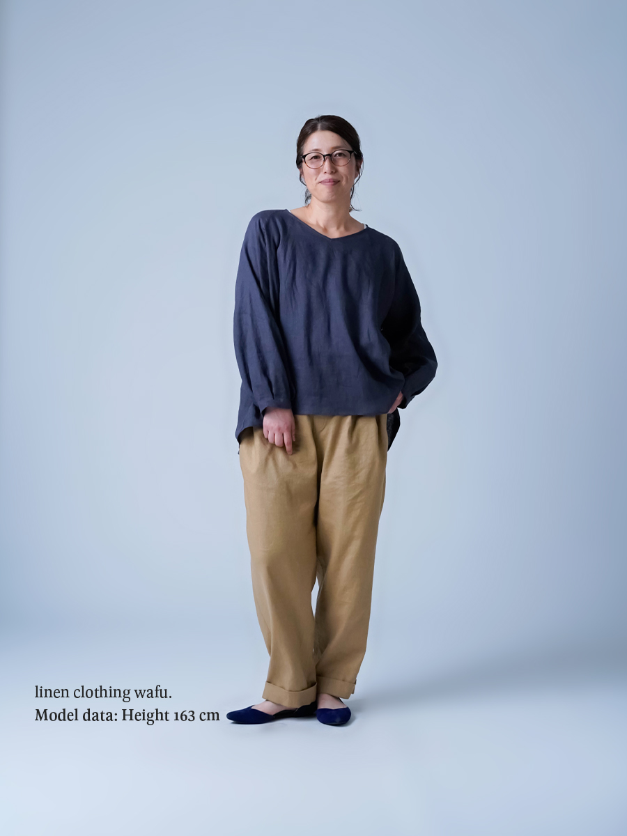 リネントップス】夏のわがままに応える Aライン袖ふんわりトップス