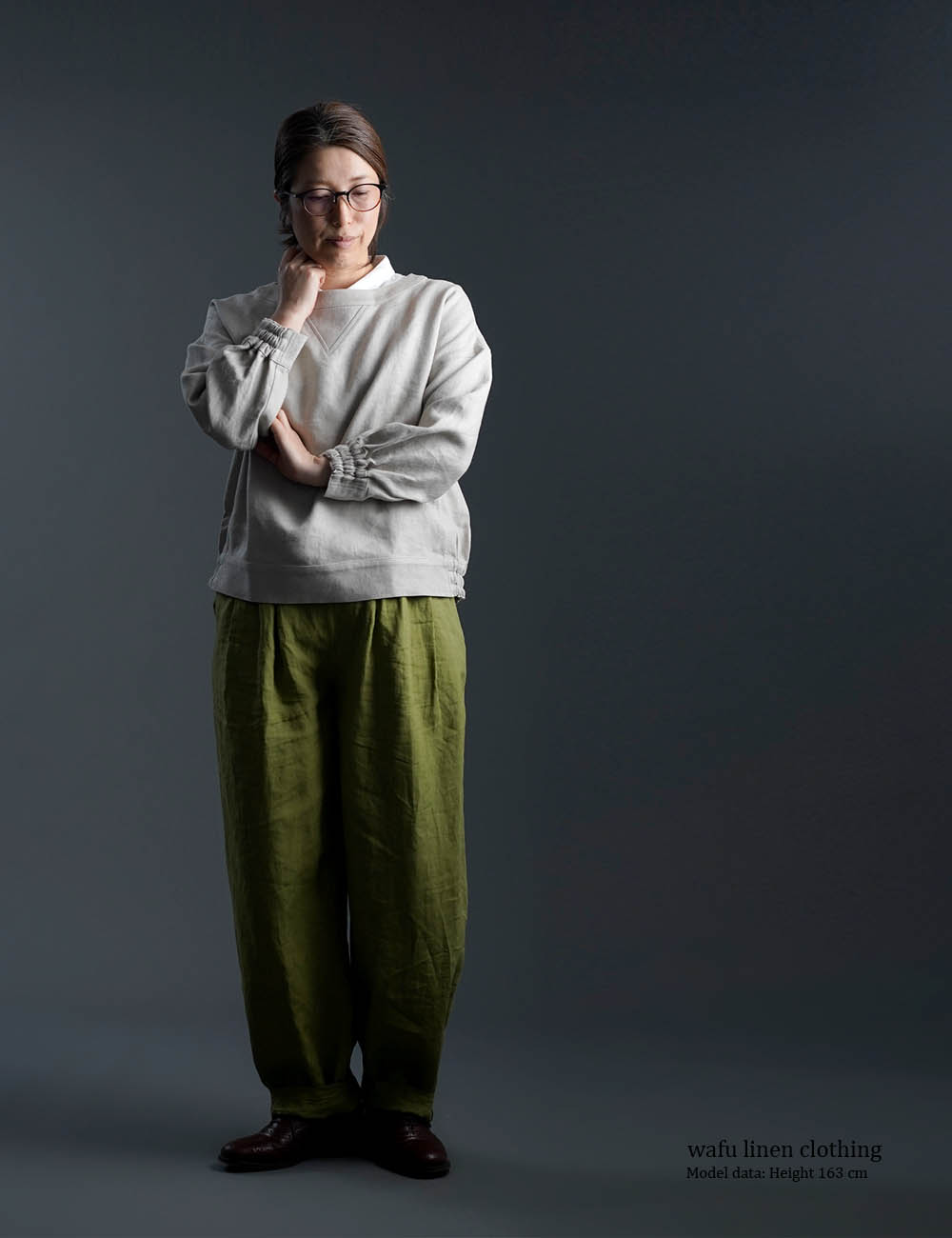 受注製作】【プレミアム】レア度満点 一歩差をつけるリネンスウェット