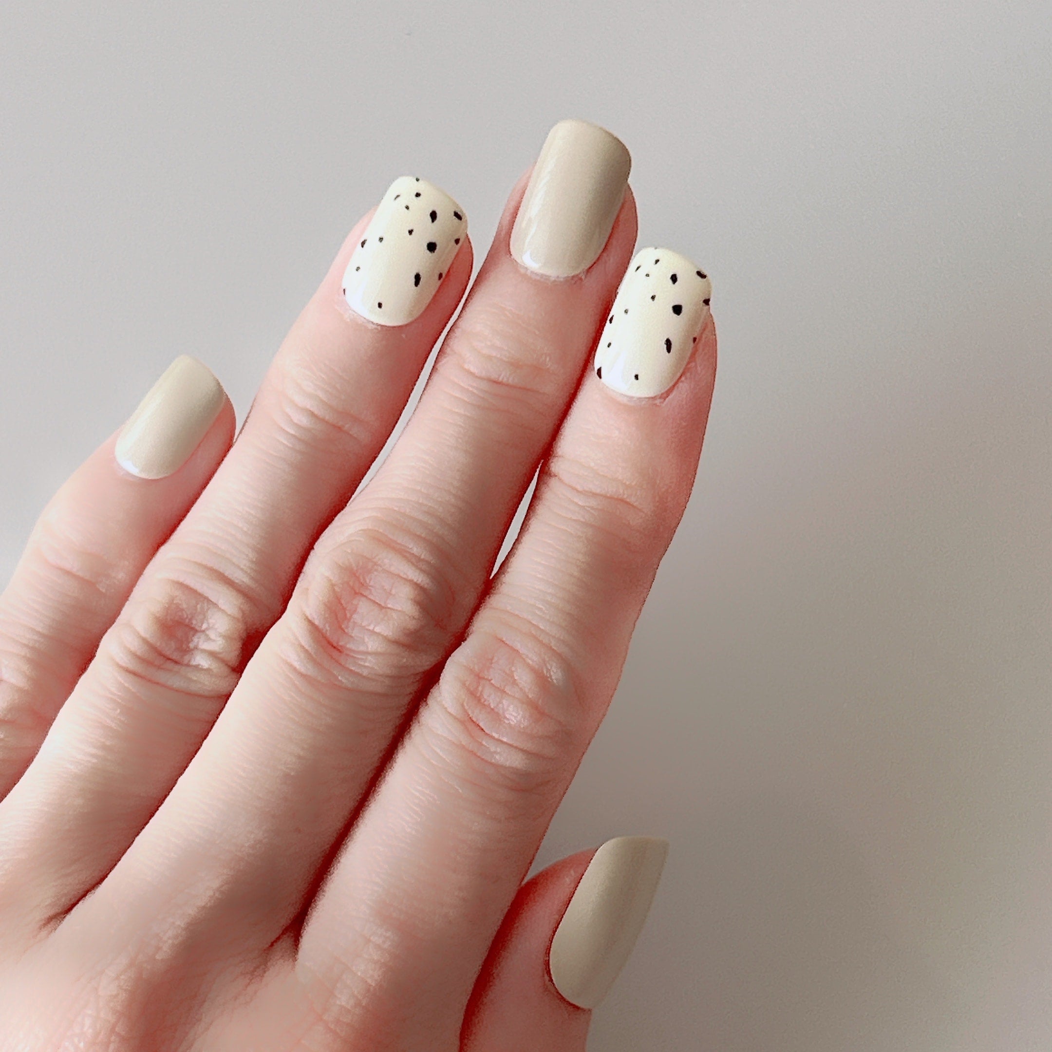 在庫限り】つけ爪 PB. fasmy ネイルチップ 24枚入 01 クリーム 054415