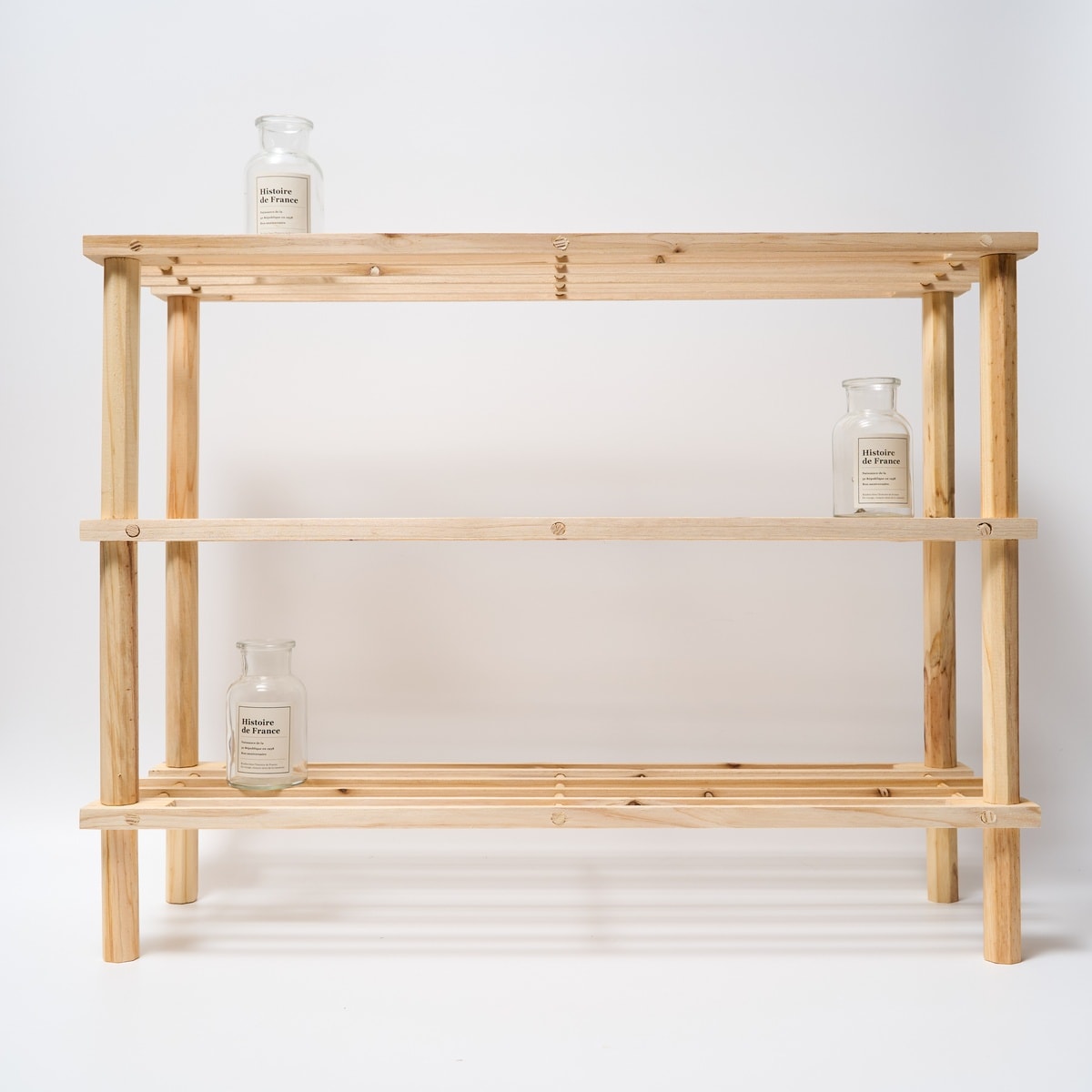 ラック オープンラック 物品棚 小棚 木製 3段 diy 収納棚 おしゃれ