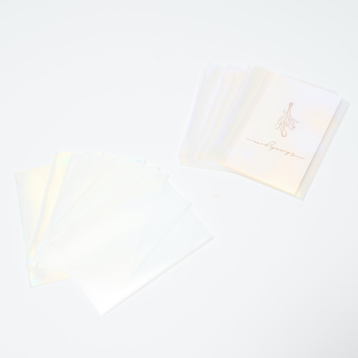 デコレーションスリーブ トレーディングカードサイズ オーロラカラー