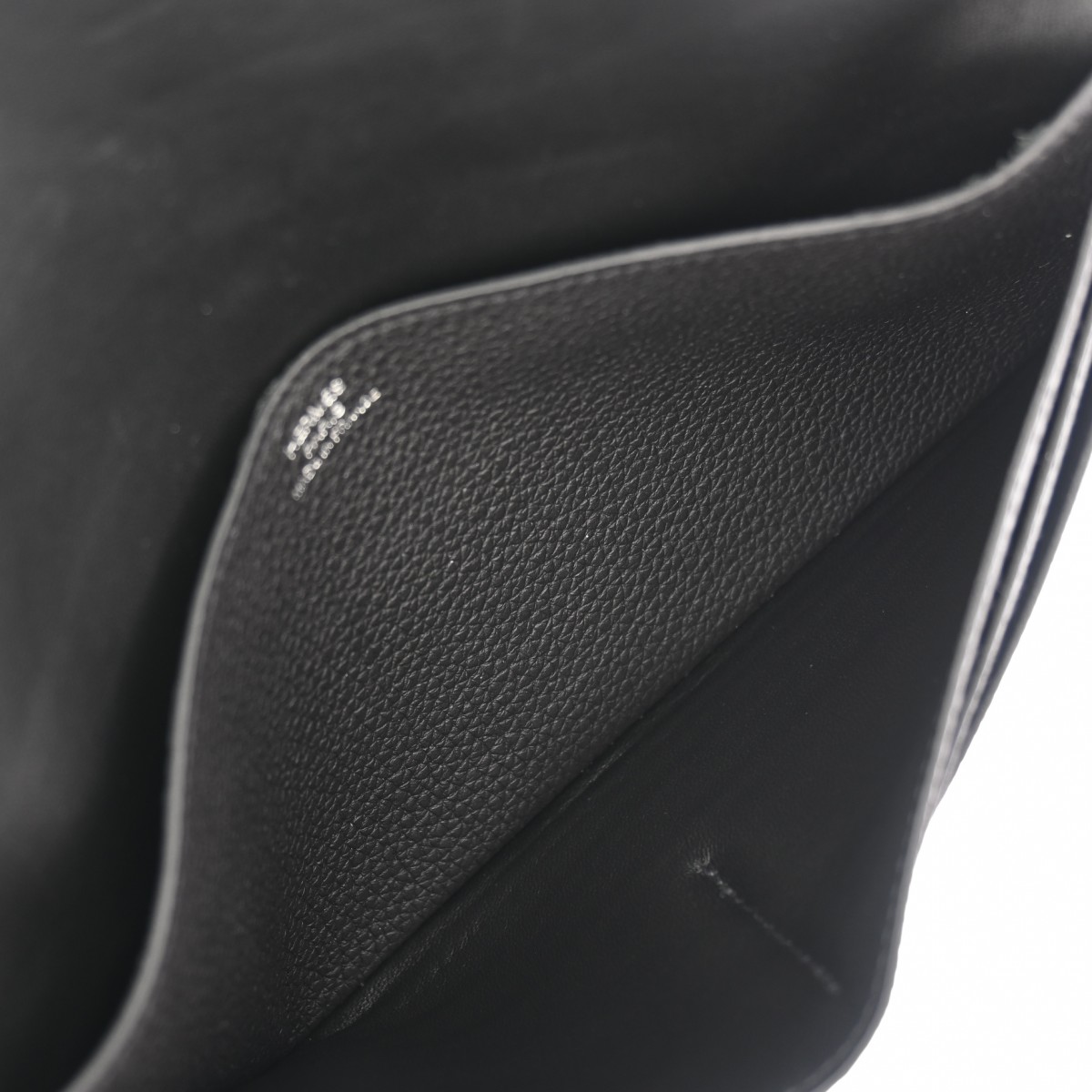 エルメス ドゴン ロング ブラック トゴ ユニセックス 財布 【中古