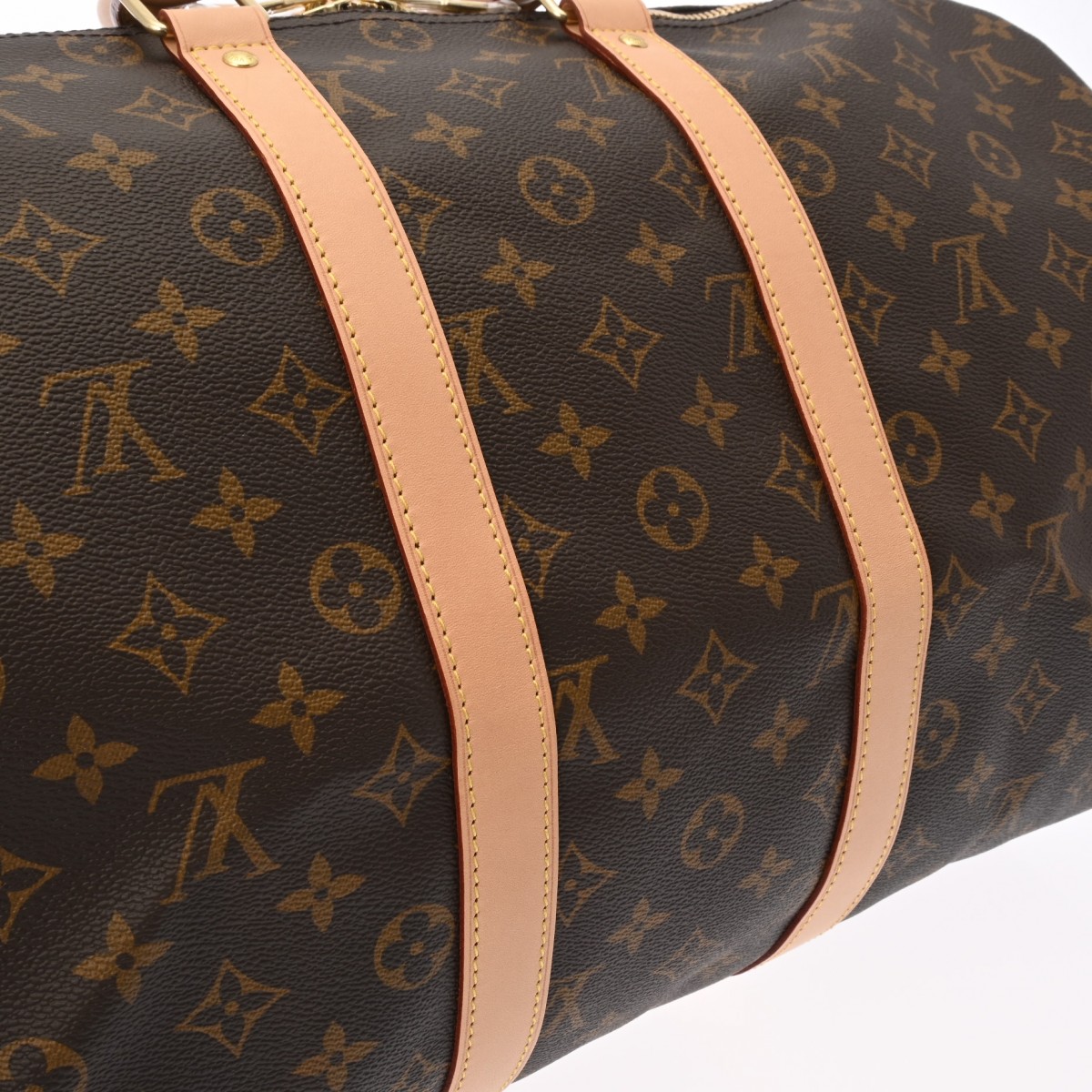 ルイ ヴィトン モノグラム キーポル バンドリエール 45 新型 ブラウン