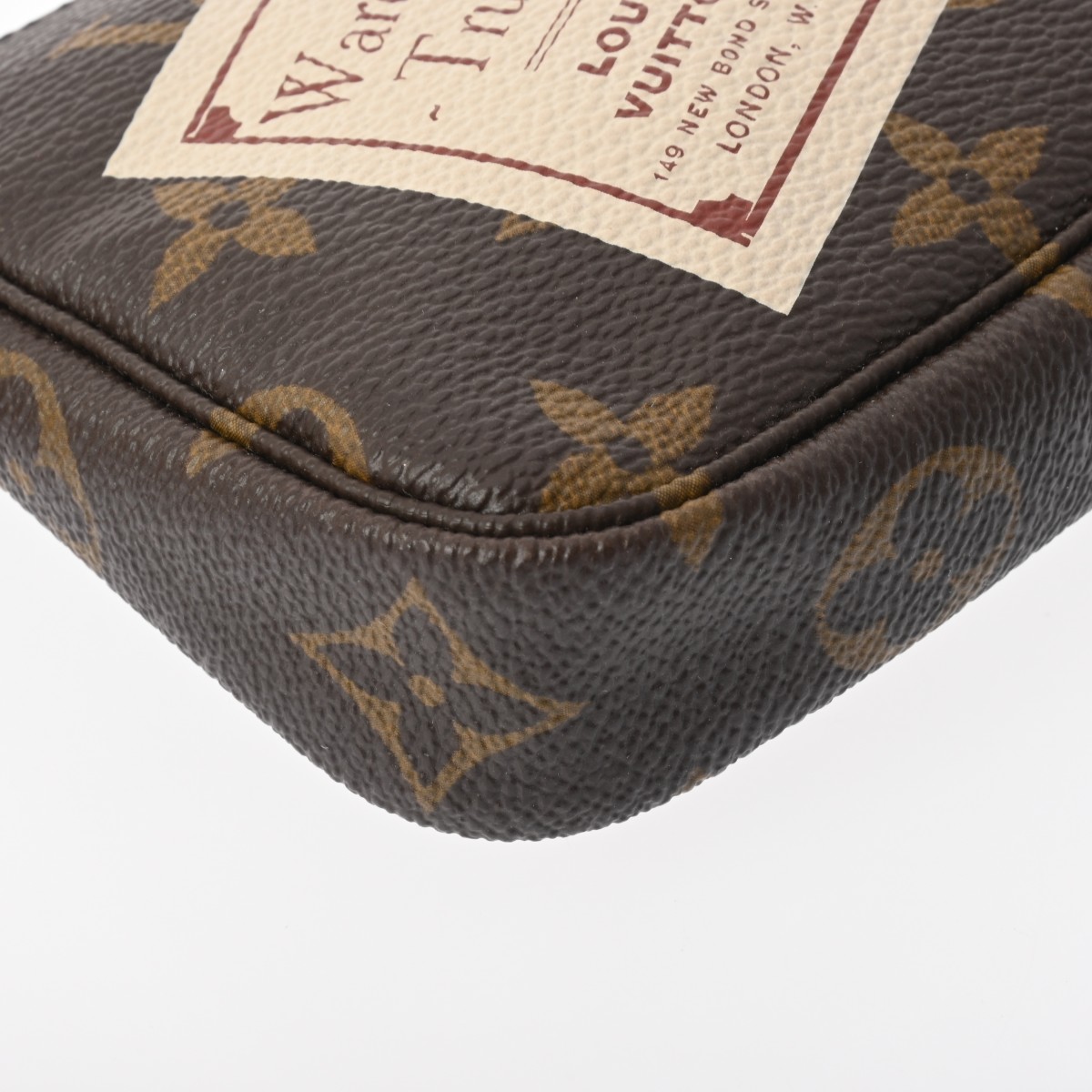 ルイ ヴィトン モノグラム ミニポシェットアクセソワール ラベル