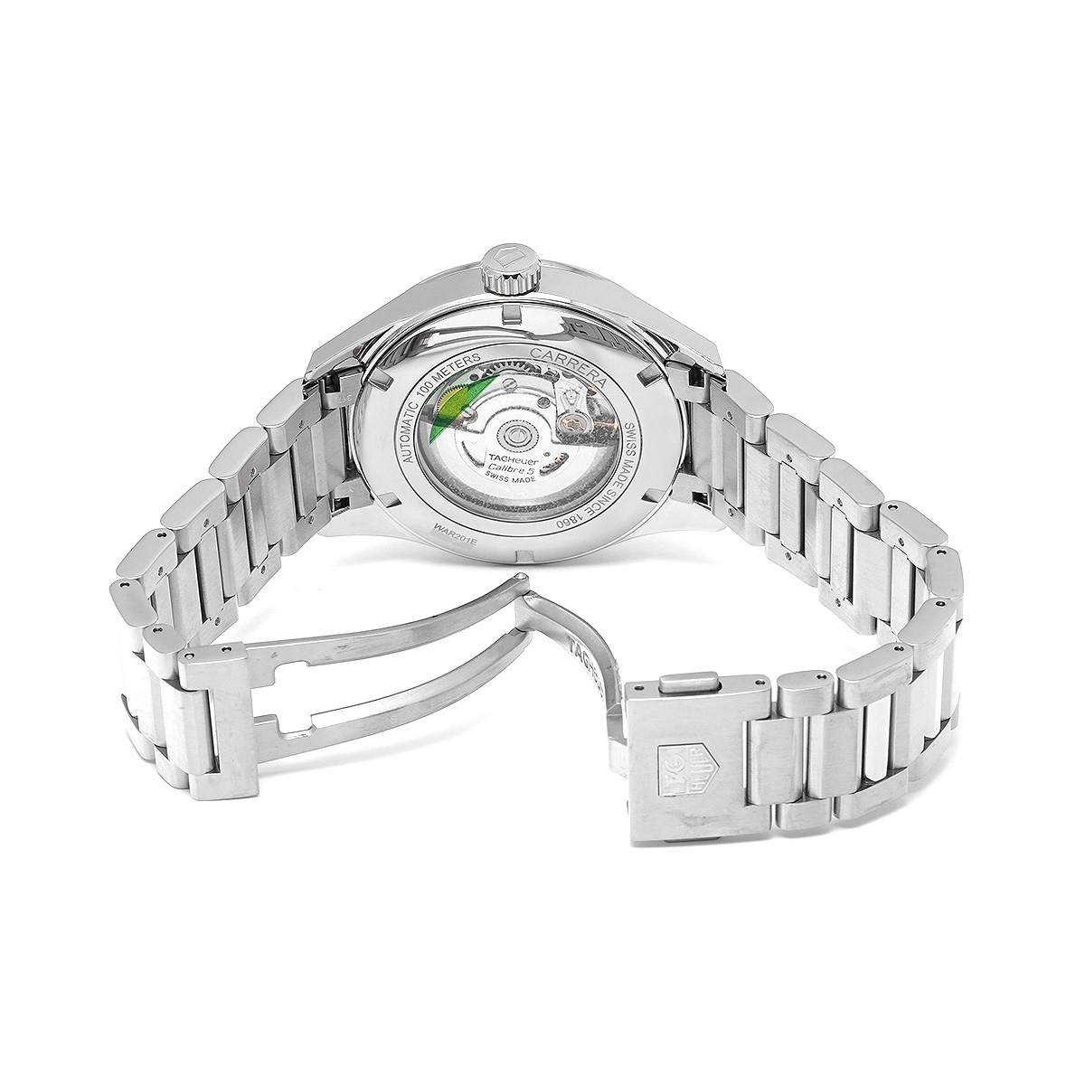 タグ ホイヤー カレラ キャリバー5 デイデイト WAR201E.BA0723 ブルー