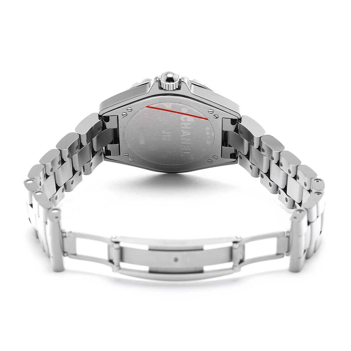 シャネル J12 クロマティック 41MM H2934 グレー メンズ 時計 【中古