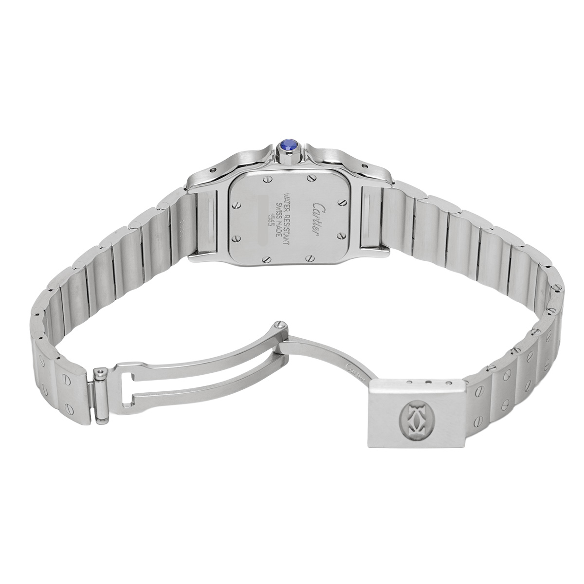 カルティエ サントス ガルベ SM W20017D6 シルバー レディース 時計