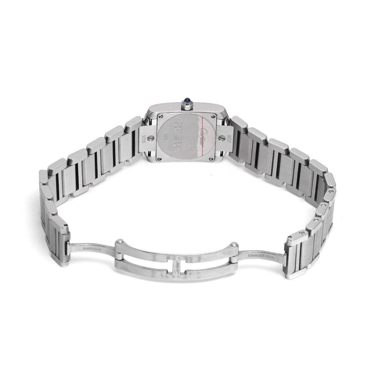 カルティエ タンクフランセーズ SM W51008Q3 シルバー レディース 時計