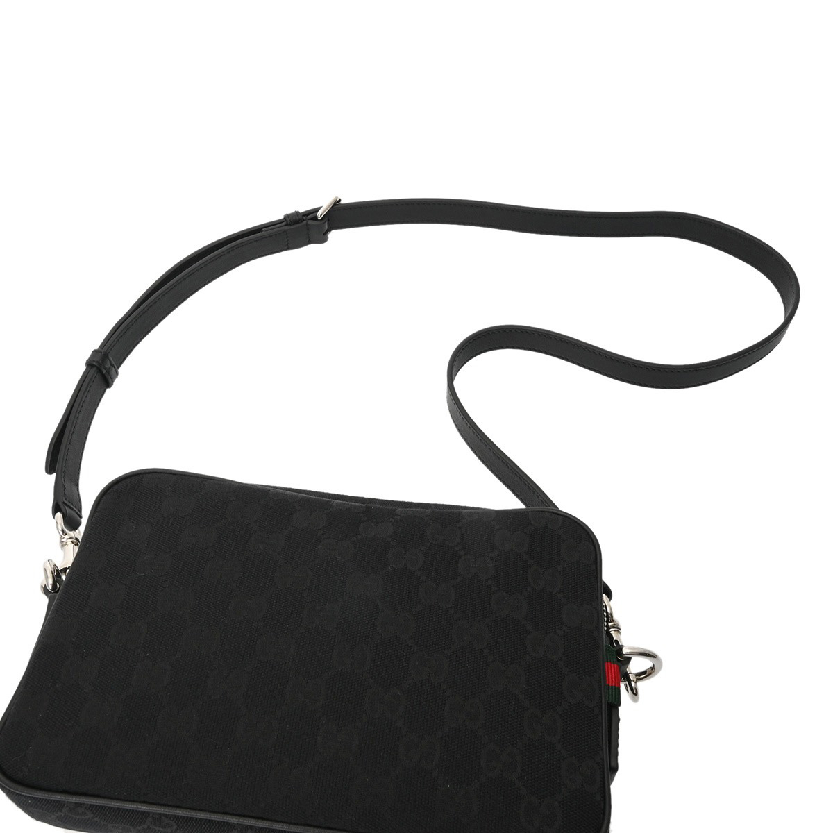 グッチ スモール クロスボディバッグ ブラック 834802 525040 GG