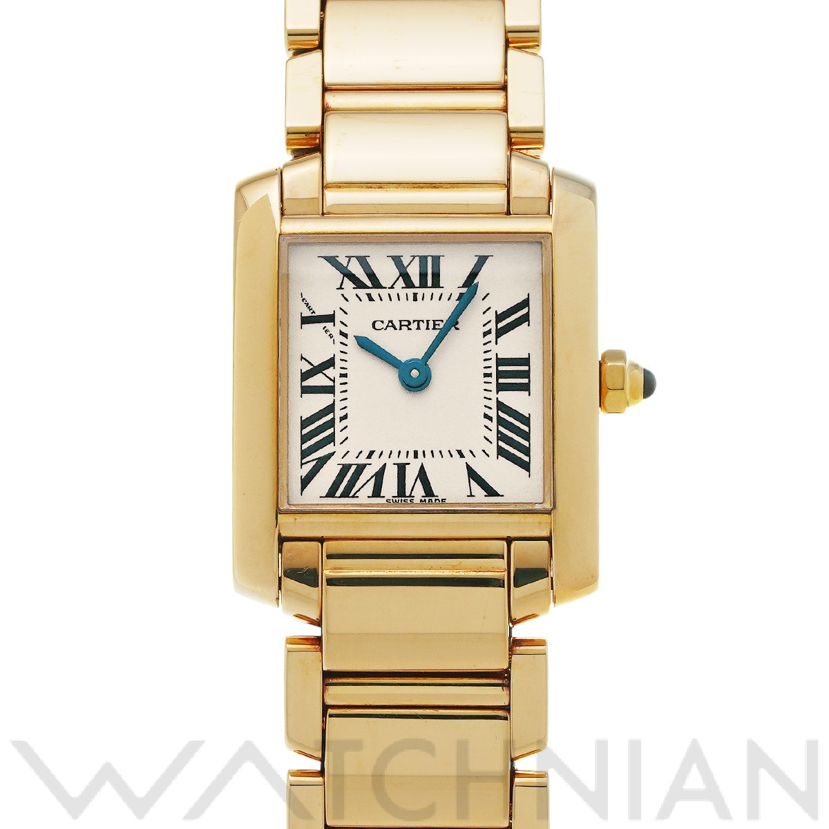 カルティエ タンク フランセーズ SM W50002N2 シルバー レディース