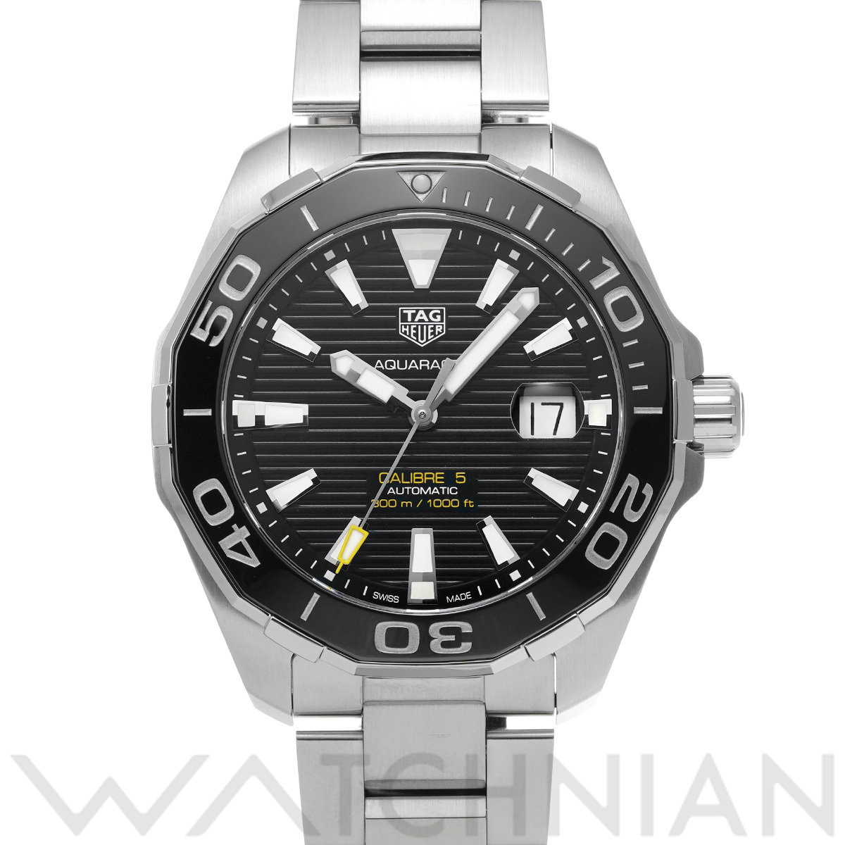タグ ホイヤー アクアレーサー キャリバー5 WAY201A.BA0927 ブラック