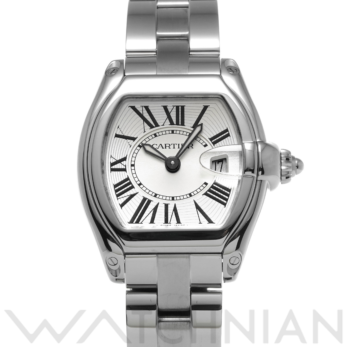 カルティエ ロードスター SM W62016V3 シルバー レディース 時計