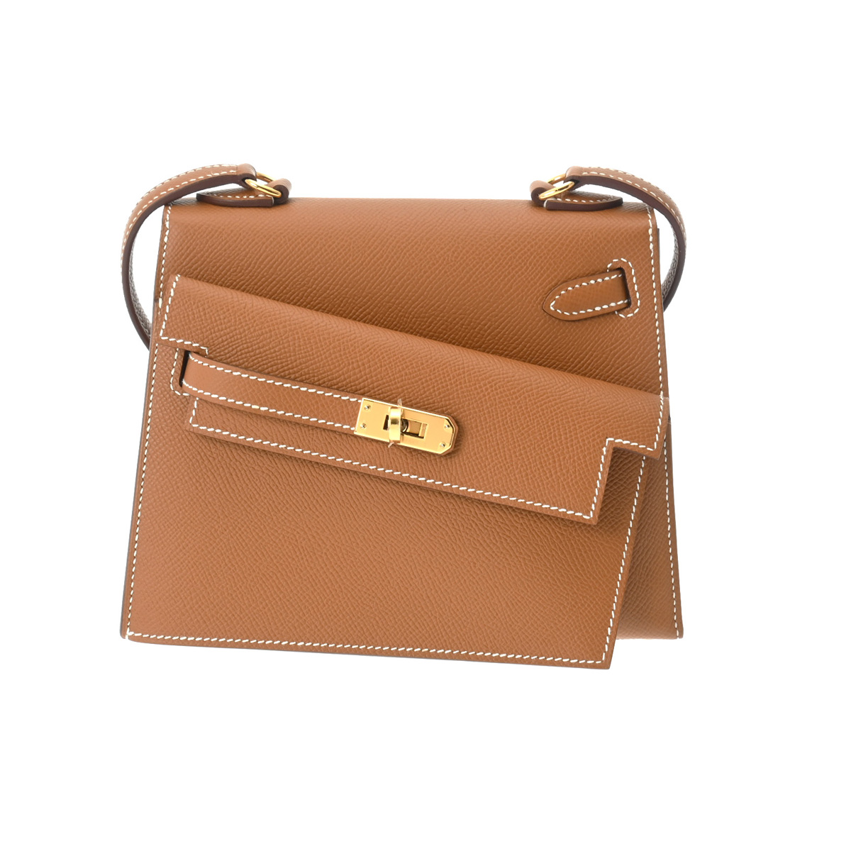 エルメス ケリー 20 無秩序 ゴールド ヴォーエプソン レディース