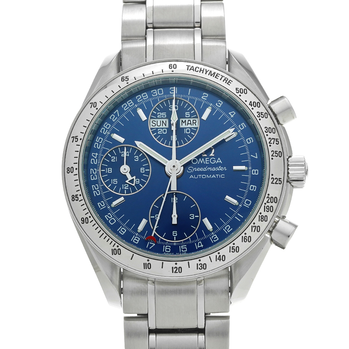 オメガ スピードマスター トリプルカレンダー 3523.80 ブルー メンズ