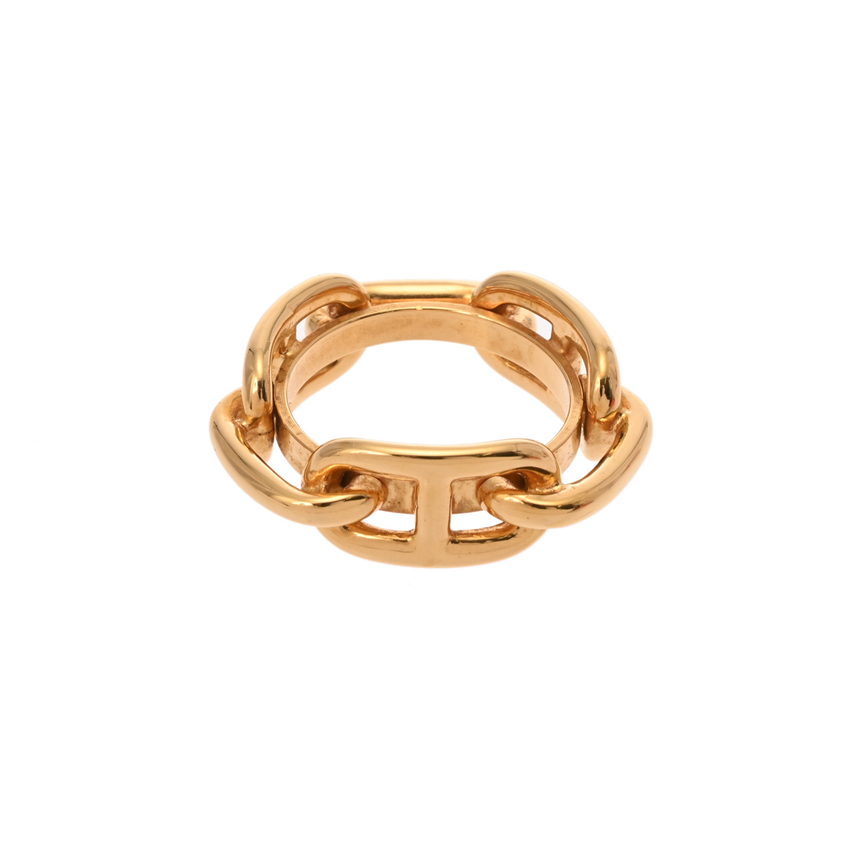 エルメス スカーフリング シェーヌダンクル ゴールド GP ユニセックス