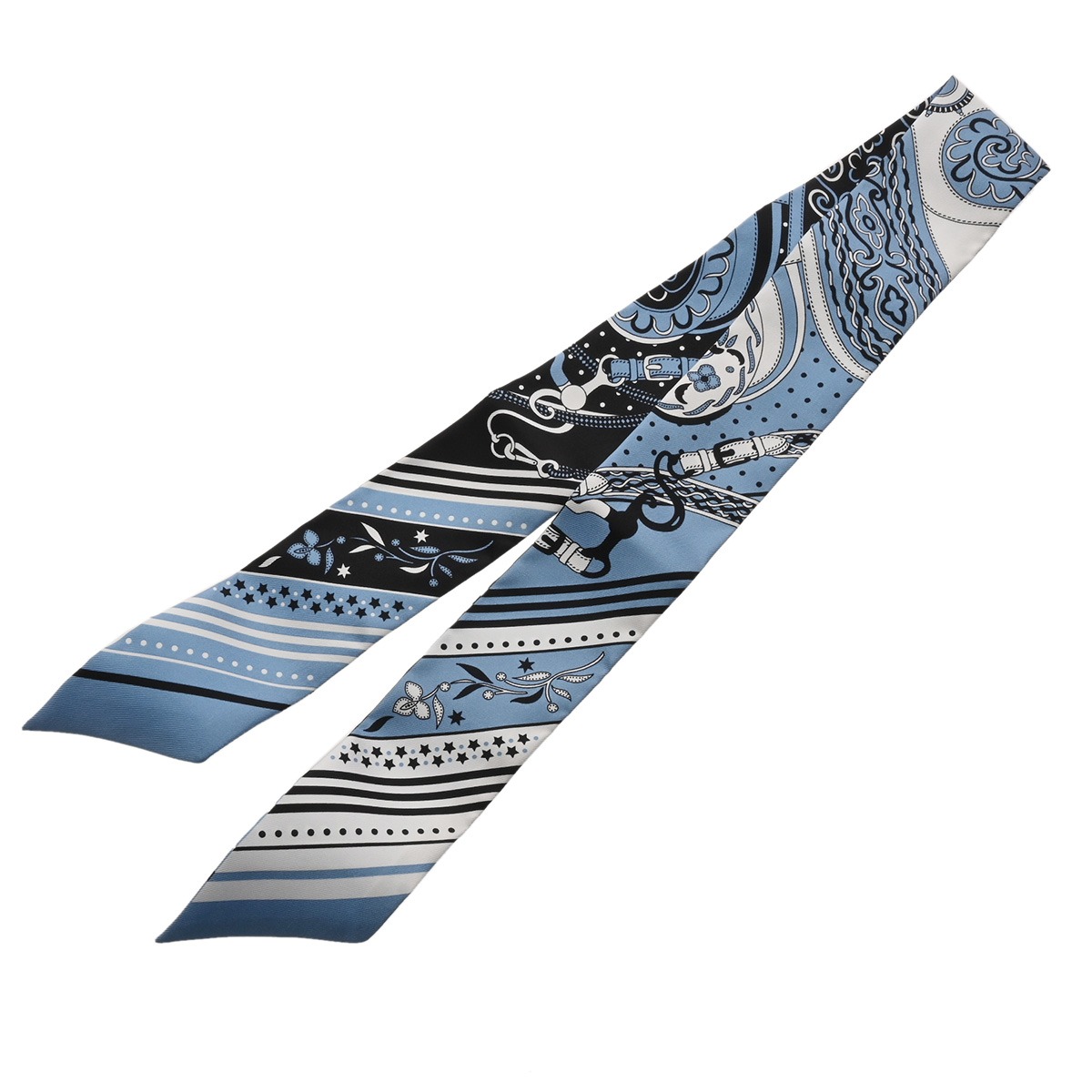 エルメス ツイリー FESTIVAL DES AMAZONES ブルー系/マルチカラー