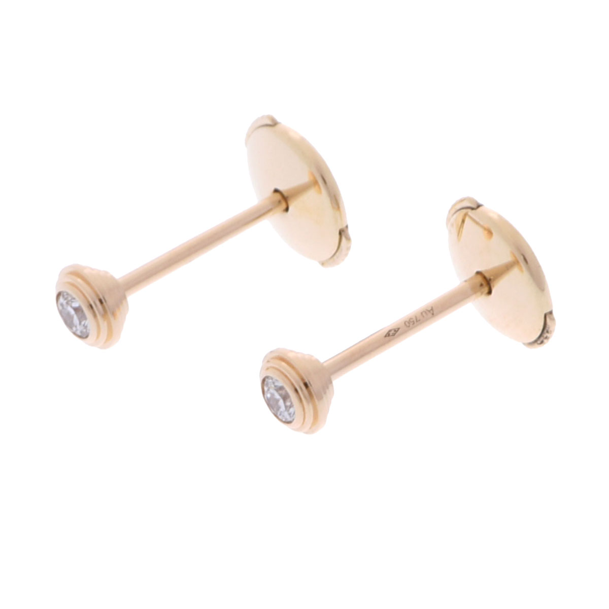 カルティエ ダムールピアス XS ゴールド K18イエローゴールド YG