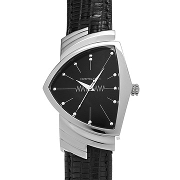 ハミルトン ベンチュラ H244110 ブラック メンズ 時計 【中古