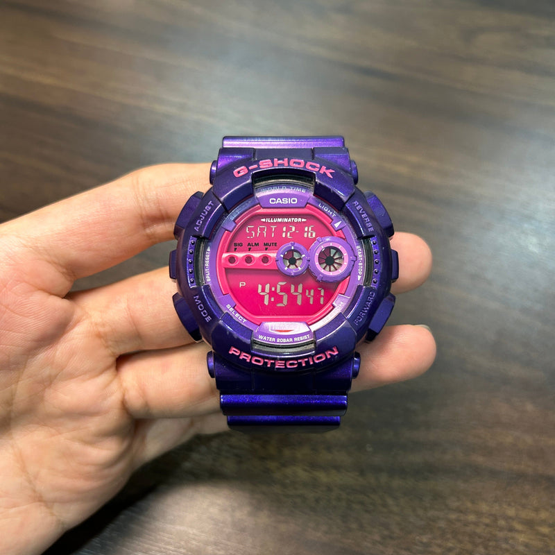 Pre-Owned] Casio G-Shock GD-100SC-6D Rare Purple Men Watch
