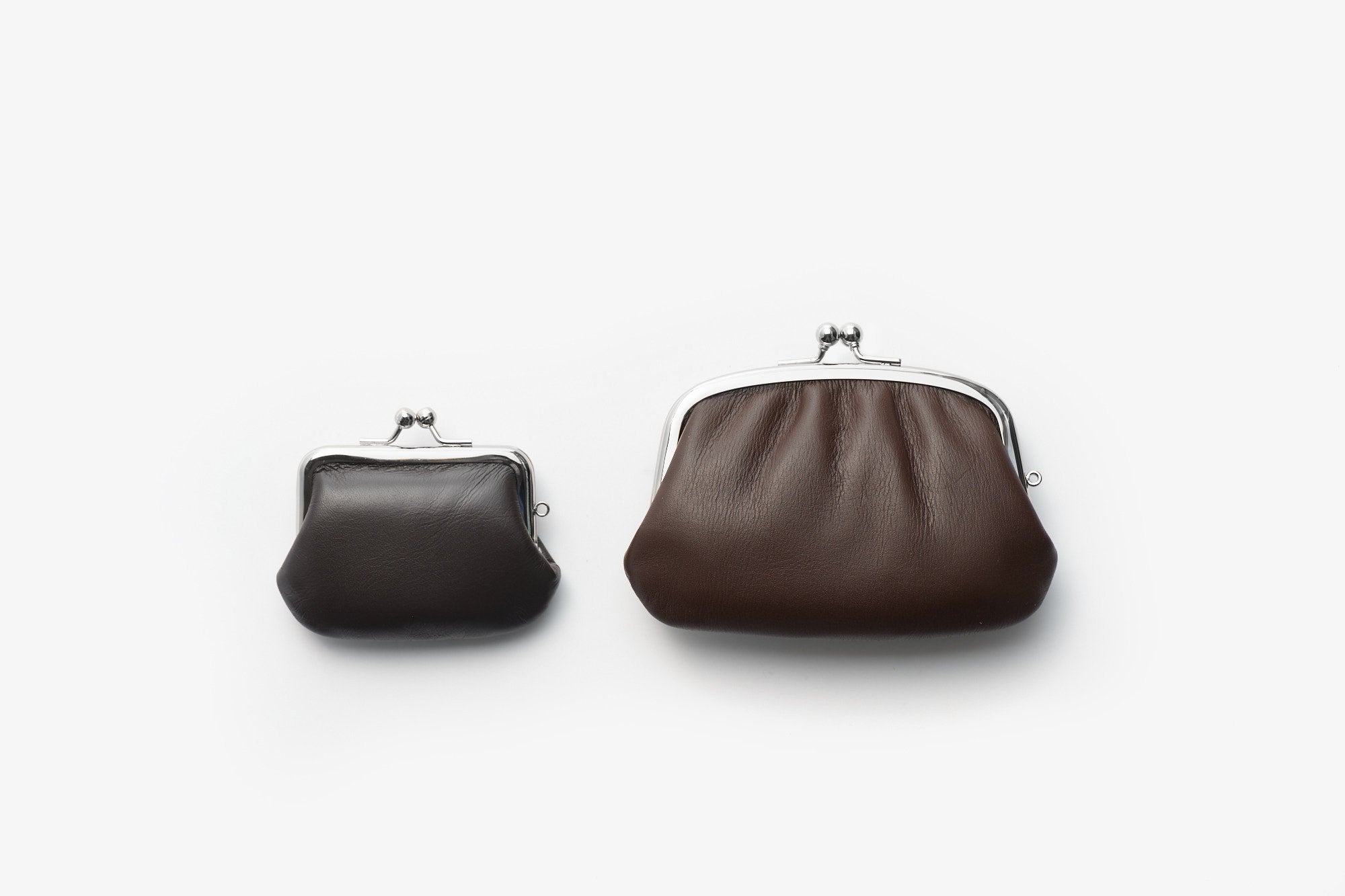 牛革親子がま口｜松野屋