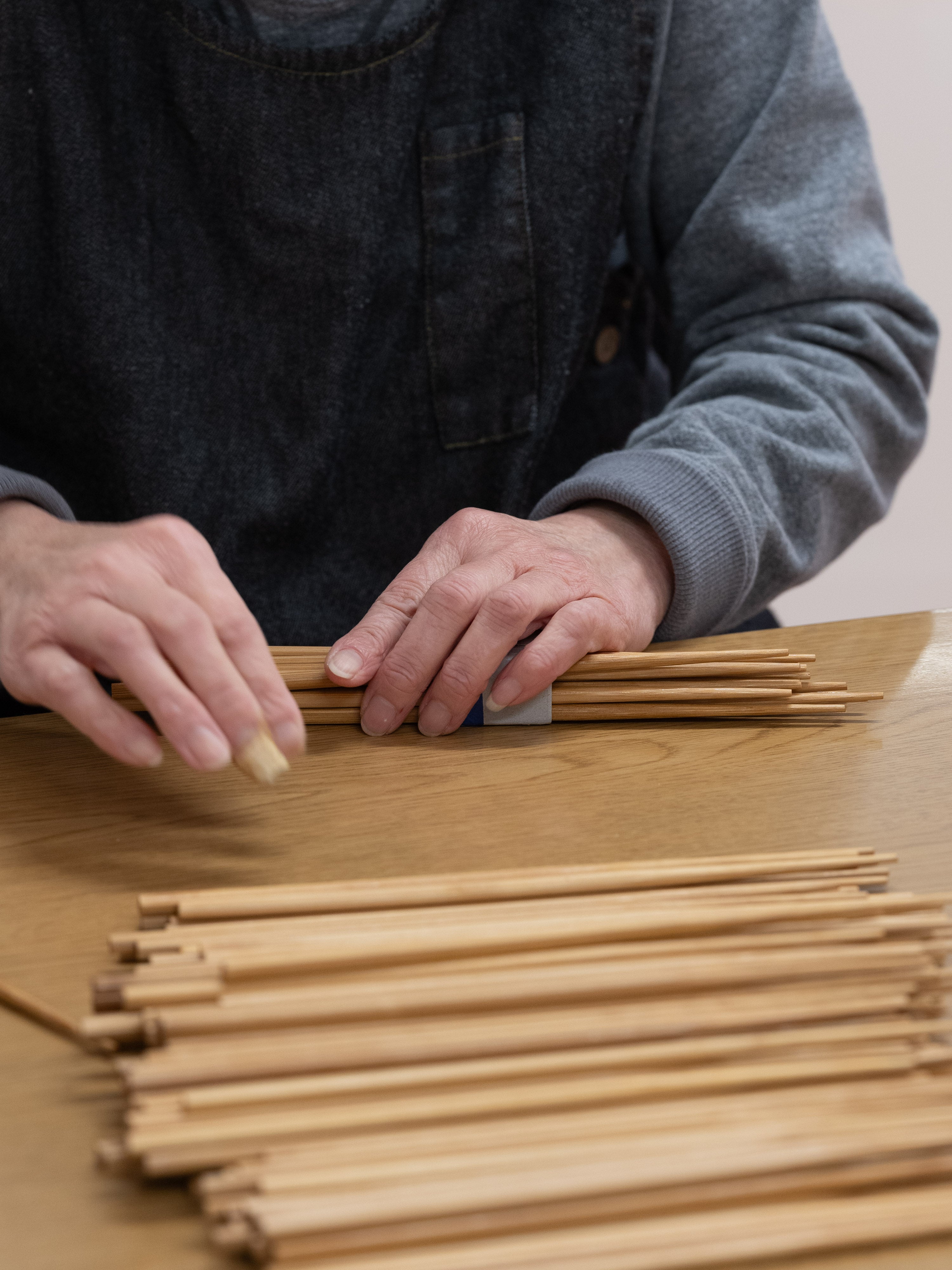 スス竹箸 10膳組｜ヤマチク