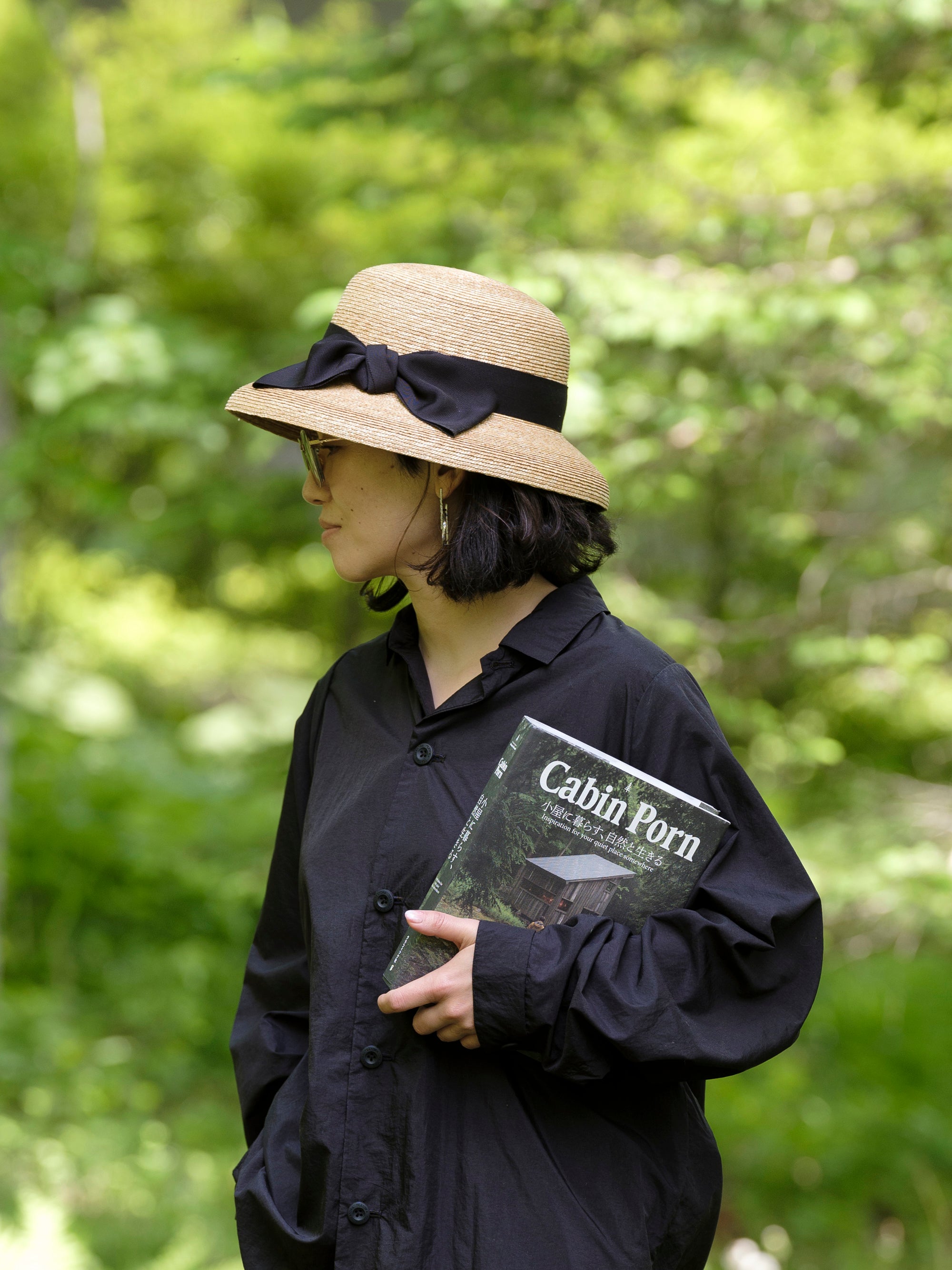 極細麦ストローハット カサブランカ｜石田製帽