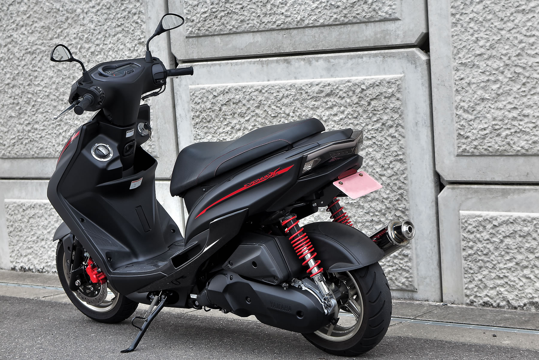 シグナスX 4型 フェンダーレスキットの取付4