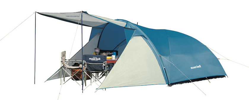 ファミキャンからツーリングまで。モンベルの新型テントは、前室が自慢