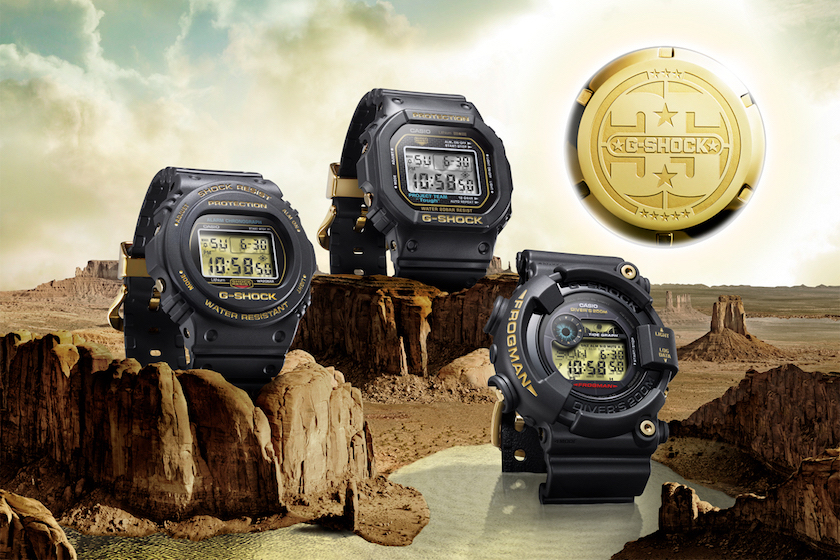 原点回帰したG-SHOCKの傑作。35周年記念に相応しいブラック×ゴールドに