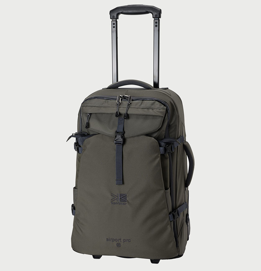 アウトドア的機能を盛り込んだ、カリマーの新型キャリーケースが旅好き