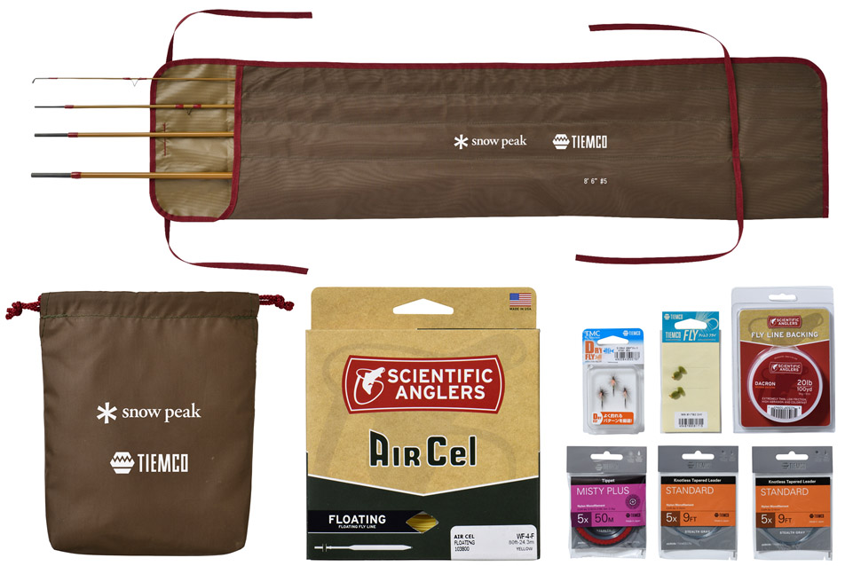 スノーピーク×ティムコのコラボ第一弾。フライフィッシングの入門用