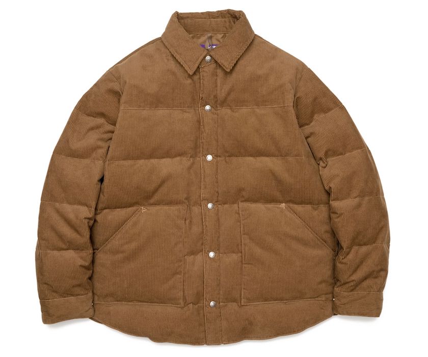 ザ・ノース・フェイスPPLの新作ダウンシャツ＆パンツは、コーデュロイ