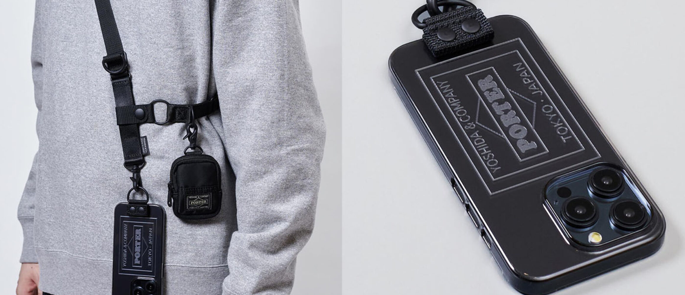 ケース、ポーチ、ストラップがセットに。ポーターからiPhone15 Pro用