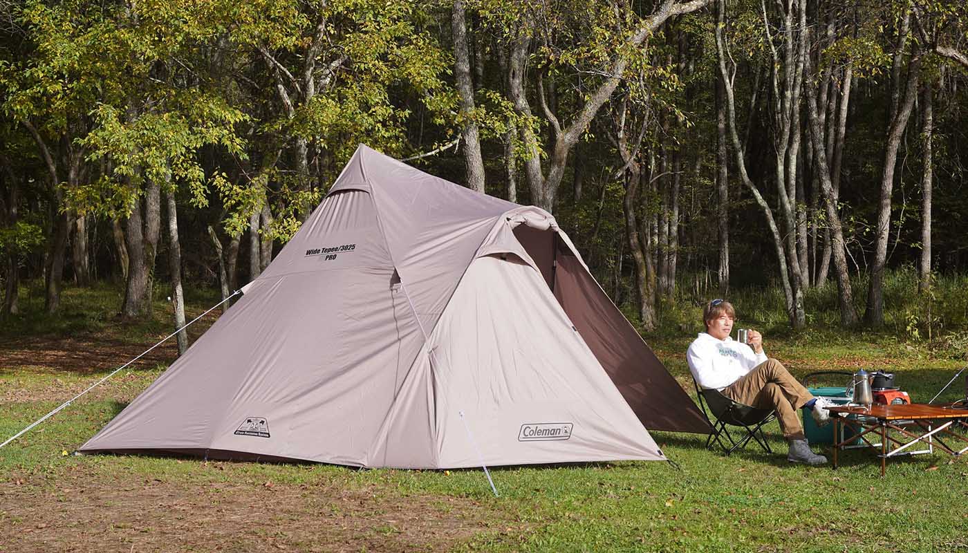 Coleman ティピー型テント ベージュ はるあ Coleman ティピー型テント