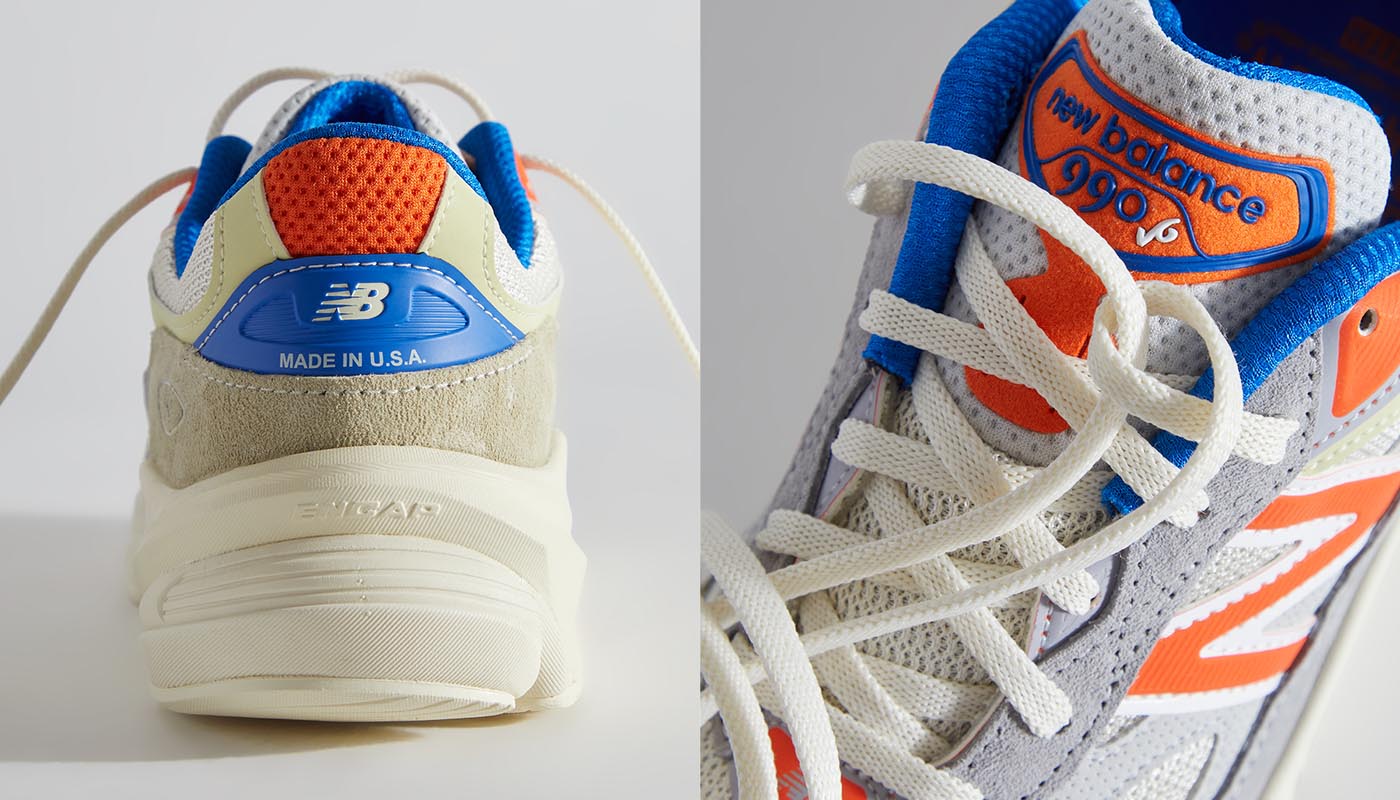 セレクトショップ「Kith」限定で先行発売されたMADE in USA の990v6 が