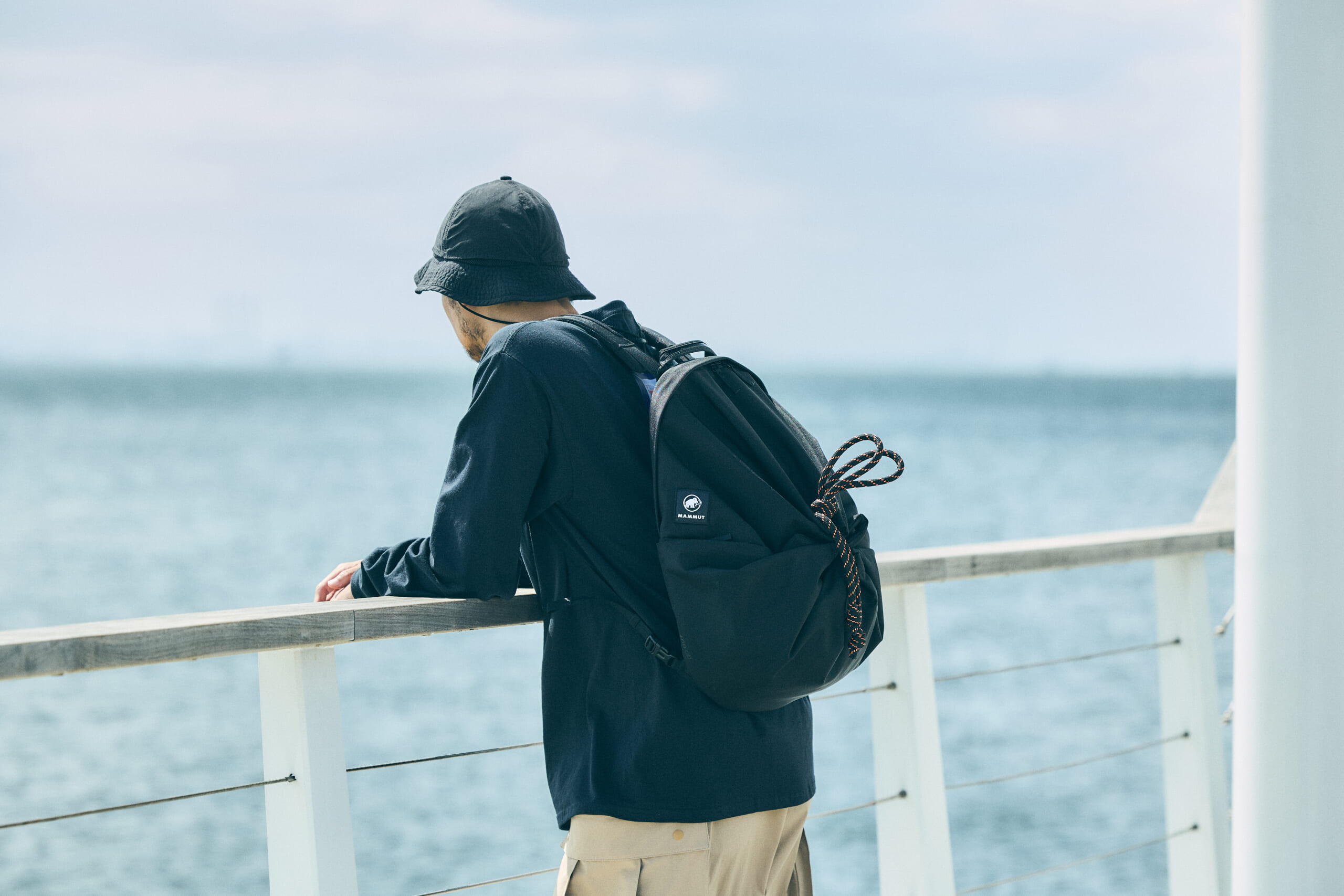 コラボ第2弾はより都会的で機能的なデザインに。マムートの別注ロープ