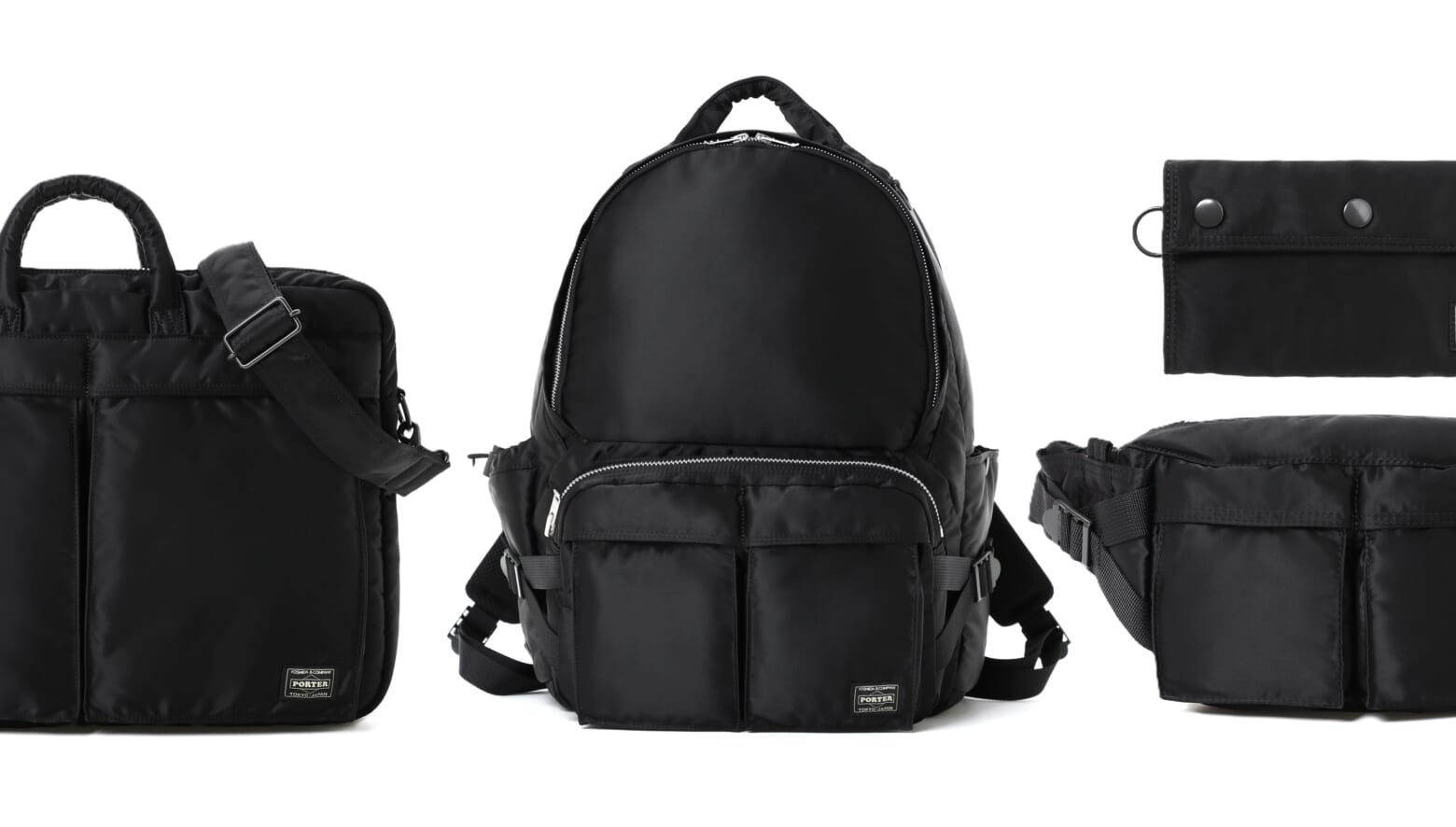 吉田カバン“ポーター NEWタンカー”の本命、シックで深みのあるブラック
