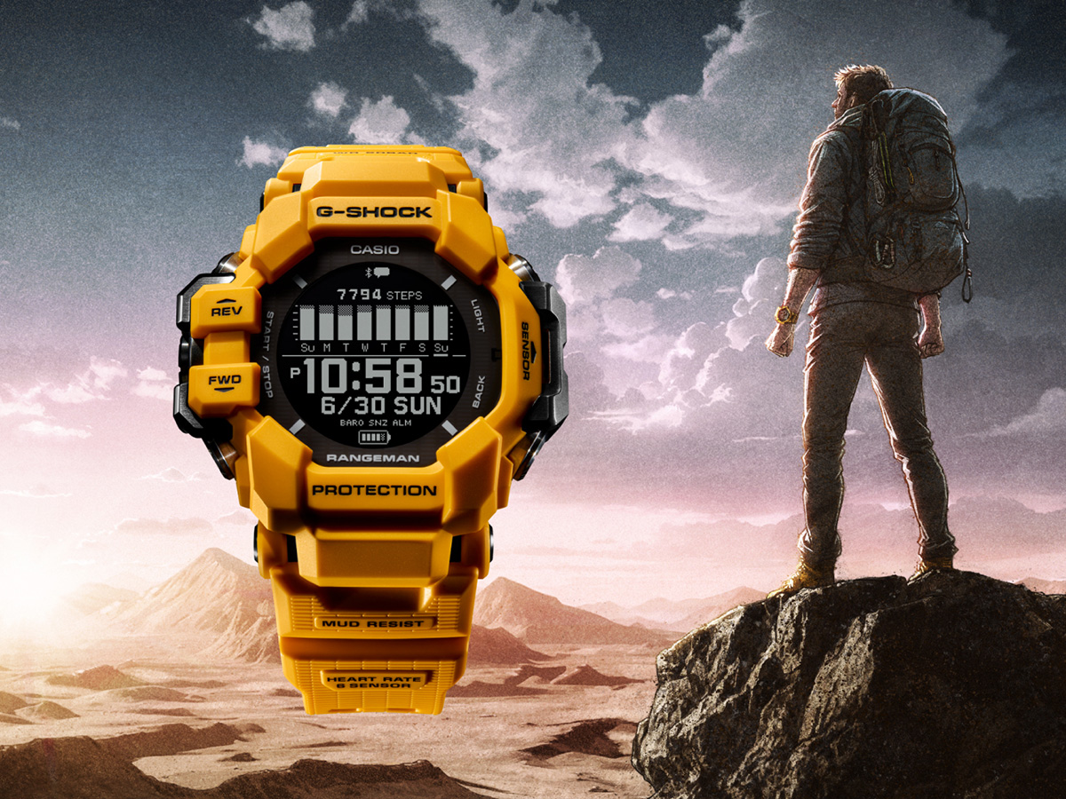G-SHOCKから、心拍計とGPS搭載したサバイバル仕様モデル「GPR-H1000