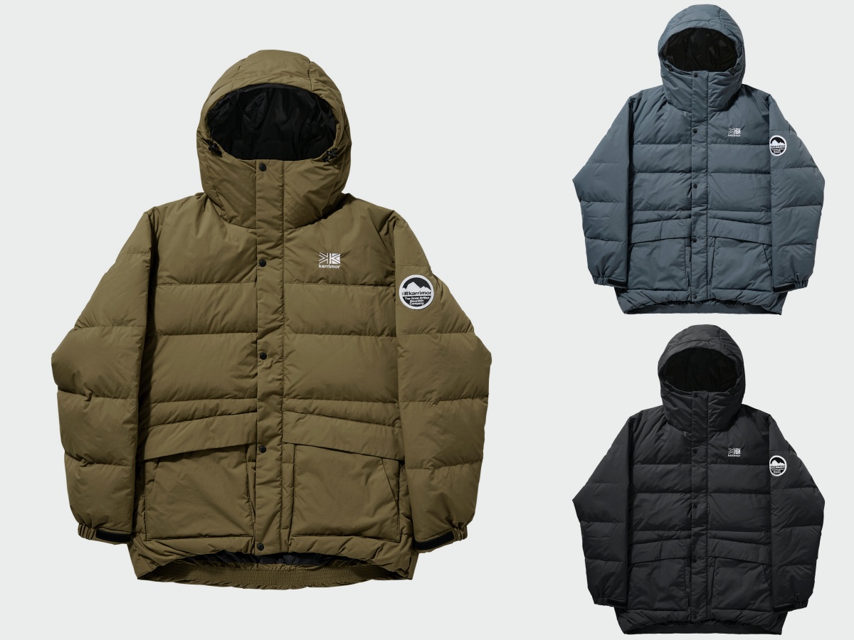 カリマーの新作ダウンジャケットが続々登場。機能美斜めジップ採用の