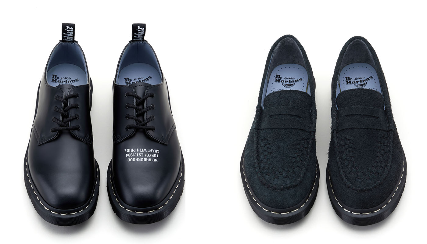ネイバーフッドがドクターマーチンに別注！英国顔のプレーントゥと