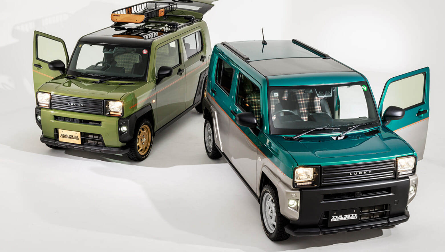 ダイハツ・タフトがヤングタイマーなルックスに変身。ダムドの新作