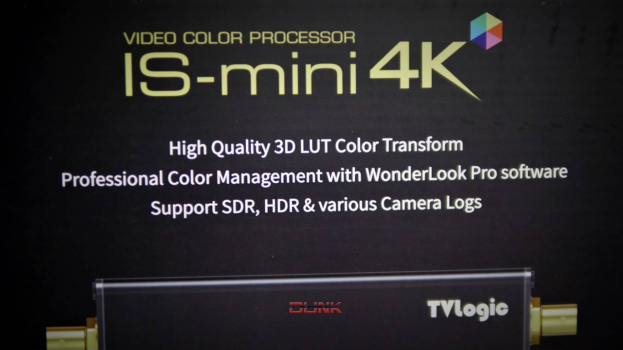 TVLogic IS-mini 4K Video Color Processor Announced – Real Time 3D