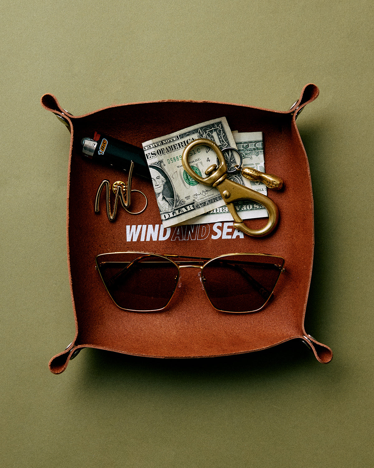 SEA LEATHER TRAY – WIND AND SEA