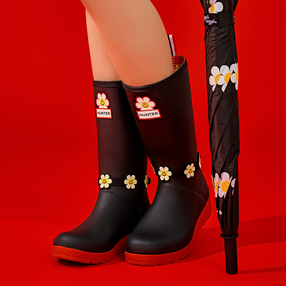 HUNTER X WIGGLE WIGGLE]プレイトールブーツストラップセット