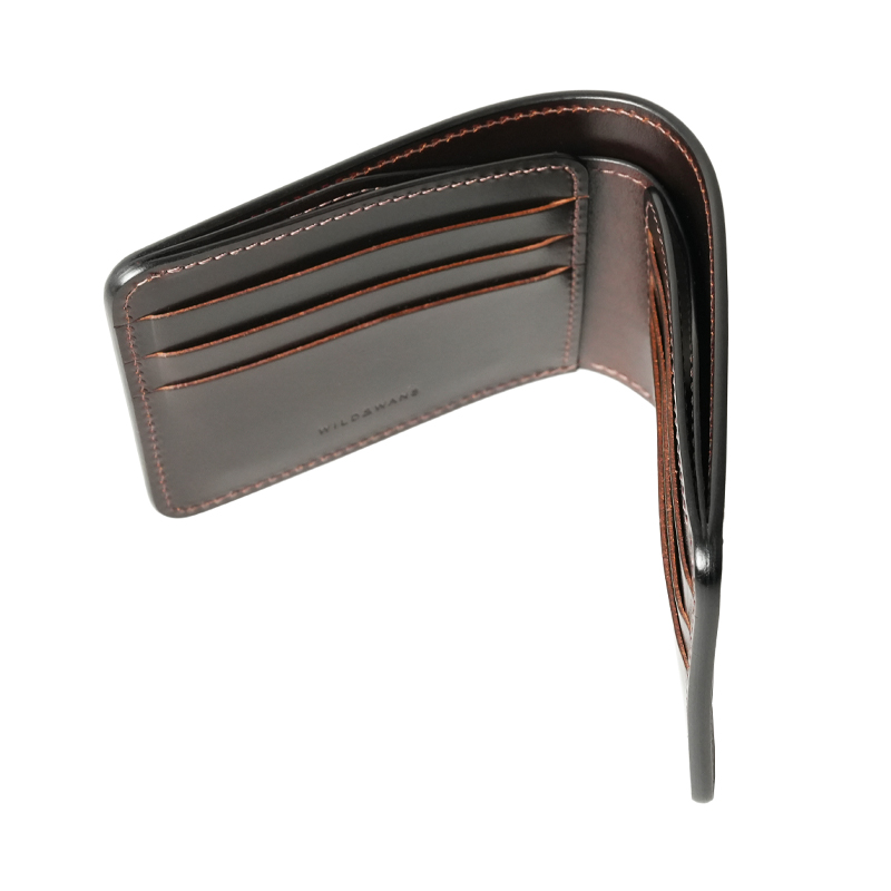 二つ折り純札《ウィングス》サドルプルアップ｜WILDSWANS(ワイルド