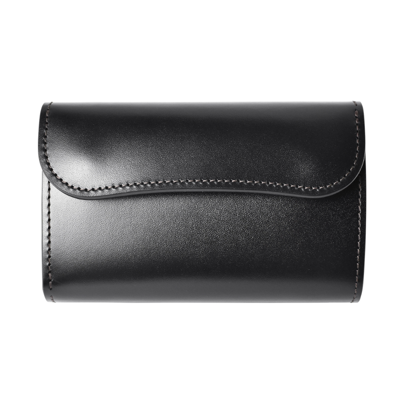 中型三つ折り財布《バーン》サドルプルアップ｜WILDSWANS(ワイルド