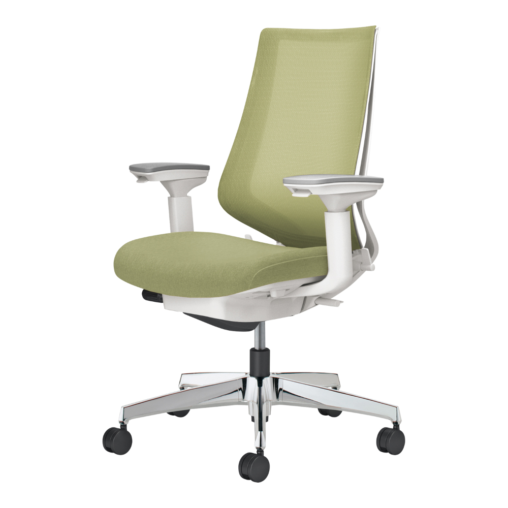 Duora2 デュオラ2／メッシュタイプ／ハイバック／可動肘／本体ホワイト