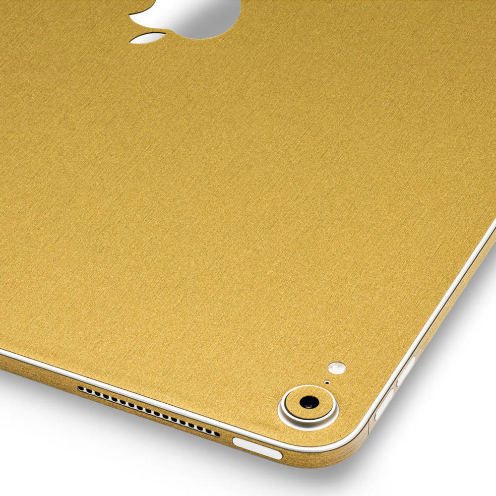 スキンシール iPad (A16) / iPad 第10世代 ゴールドブラッシュメタル